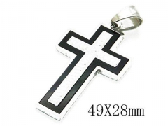HY Stainless Steel 316L Cross Pendant-HYC13P0701HZL