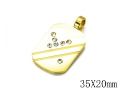 HY Stainless Steel 316L Pendant-HYC27P1496HKX
