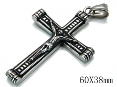 HY Stainless Steel 316L Cross Pendant-HYC03P0137HJF