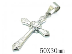 HY Stainless Steel 316L Cross Pendant-HYC13P0822HAA
