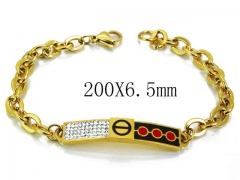 HY Stainless Steel 316L Bracelets-HYC80B0691HIW