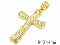 HY Stainless Steel 316L Cross Pendant-HYC13P0778JZZ