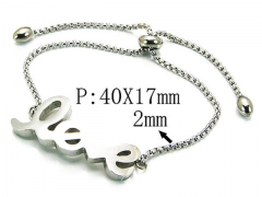 HY Stainless Steel 316L Bracelets-HYC59B0319OW