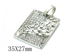 HY Stainless Steel 316L Pendant-HYC13P0333HJE