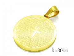 HY Stainless Steel 316L Religion Pendant-HYC12P0458KL