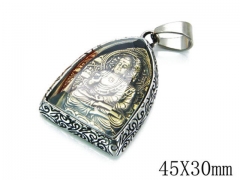 HY Stainless Steel 316L Religion Pendant-HYC27P1478HLA