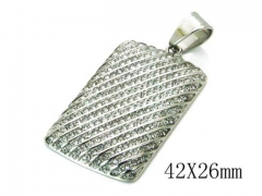 HY Stainless Steel 316L Pendant-HYC13P0356HLS