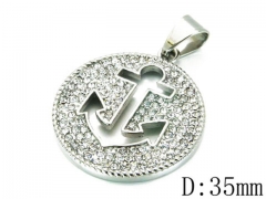 HY Stainless Steel 316L Pendant-HYC13P0128HIL