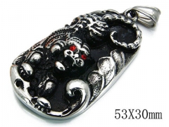 HY Stainless Steel 316L Animal Pendant-HYC03P0043HIC