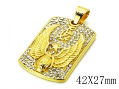 HY Stainless Steel 316L Religion Pendant-HYC13P0371HKS