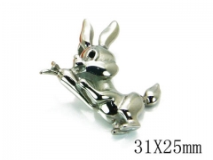 HY Stainless Steel 316L Animal Pendant-HYC46P0184OE