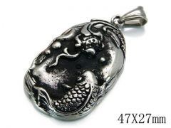 HY Stainless Steel 316L Animal Pendant-HYC03P0302HIE