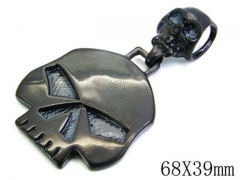 HY Stainless Steel 316L Skull Pendant-HYC27P1073HNZ