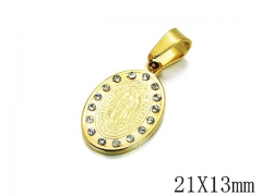 HY Stainless Steel 316L Religion Pendant-HYC12P0413KA