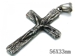 HY Stainless Steel 316L Cross Pendant-HYC03P0124HJD