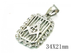 HY Stainless Steel 316L Religion Pendant-HYC13P0518HZZ