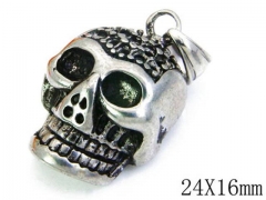 HY Stainless Steel 316L Skull Pendant-HYC27P1039LZ