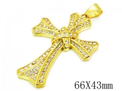 HY Stainless Steel 316L Cross Pendant-HYC13P0791HOW