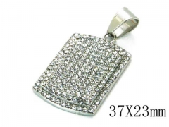 HY Stainless Steel 316L Pendant-HYC13P0358HKL