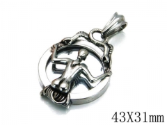 HY Stainless Steel 316L Pendant-HYC27P1497HDD