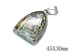 HY Stainless Steel 316L Religion Pendant-HYC27P1480HLE