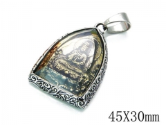 HY Stainless Steel 316L Religion Pendant-HYC27P1477HLA