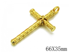 HY Stainless Steel 316L Cross Pendant-HYC27P1493HHF