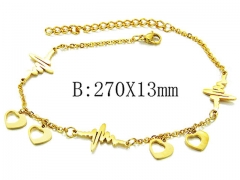 HY Stainless Steel 316L Bracelets-HYC12B0239OQ