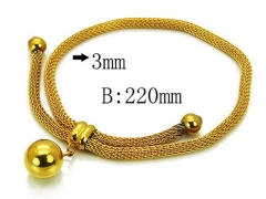 HY Stainless Steel 316L Bracelets-HYC12B0254HYY