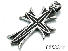 HY Stainless Steel 316L Cross Pendant-HYC03P0126HJG