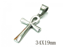 HY Stainless Steel 316L Cross Pendant-HYC13P0258OR