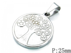 HY Stainless Steel 316L Pendant-HYC59P0206KLR