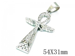HY Stainless Steel 316L Cross Pendant-HYC13P0807HHQ