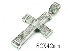 HY Stainless Steel 316L Cross Pendant-HYC13P0239IOL