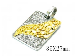 HY Stainless Steel 316L Pendant-HYC13P0335HKD