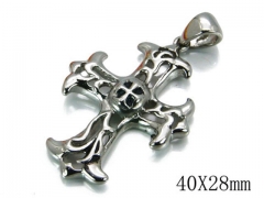 HY Stainless Steel 316L Cross Pendant-HYC03P0161HHA