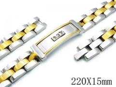 HY Stainless Steel 316L Bracelets-HYC73B0033KPZ
