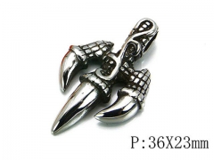 HY Stainless Steel 316L Animal Pendant-HYC03P0053PA