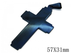 HY Stainless Steel 316L Cross Pendant-HYC73P0148JLQ