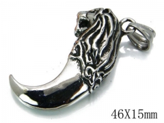 HY Stainless Steel 316L Animal Pendant-HYC03P0227HIW