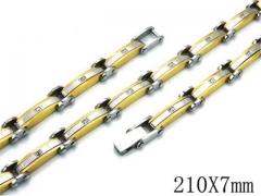 HY Stainless Steel 316L Bracelets-HYC73B0054JIZ