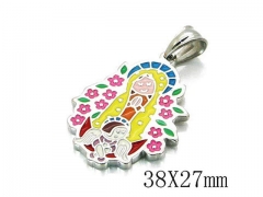 HY Stainless Steel 316L Religion Pendant-HYC61P0102JY