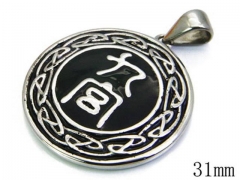 HY Stainless Steel 316L Religion Pendant-HYC27P1162OZ