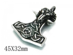 HY Stainless Steel 316L Animal Pendant-HYC27P1601HDD