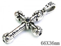 HY Stainless Steel 316L Cross Pendant-HYC27P1130HLZ