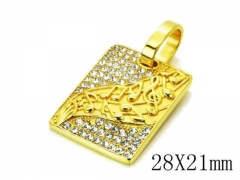 HY Stainless Steel 316L Pendant-HYC13P0402HJW