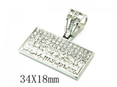 HY Stainless Steel 316L Pendant-HYC13P0157HJO