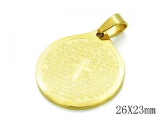 HY Stainless Steel 316L Religion Pendant-HYC12P0461JL