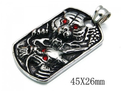 HY Stainless Steel 316L Animal Pendant-HYC03P0040HIW