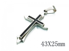HY Stainless Steel 316L Cross Pendant-HYC59P0427NZ